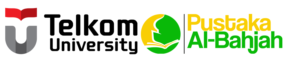 Logo Telkom University dan Al-Bahjah